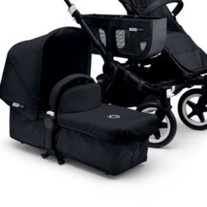 Black 'Donkey' Fabric Set with Expandable Canopy